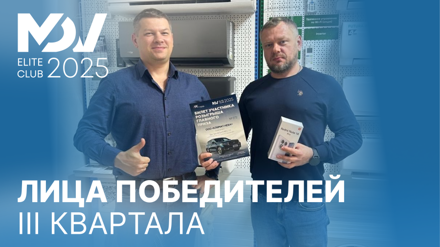 MDV Elite Club: объявлены чемпионы III квартала 