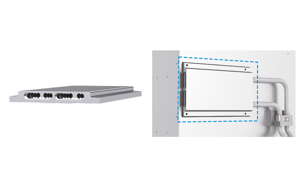 Микроканальная технология охлаждения электронных компонентов. Иллюстрация